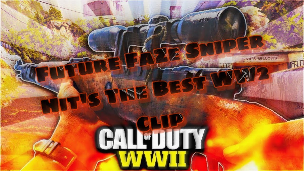 Future FaZe Sniper Hits The Best WW2 Sniping Clip?! This Is How To Join FaZe Clan Sniping On WW2!!