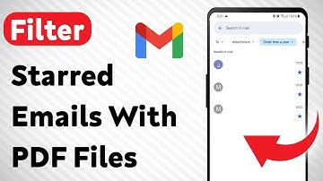 How To Filter Starred Emails With PDF Files On Gmail (Updated)