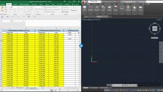 Excel (VBA) to AutoCAD and viceversa.