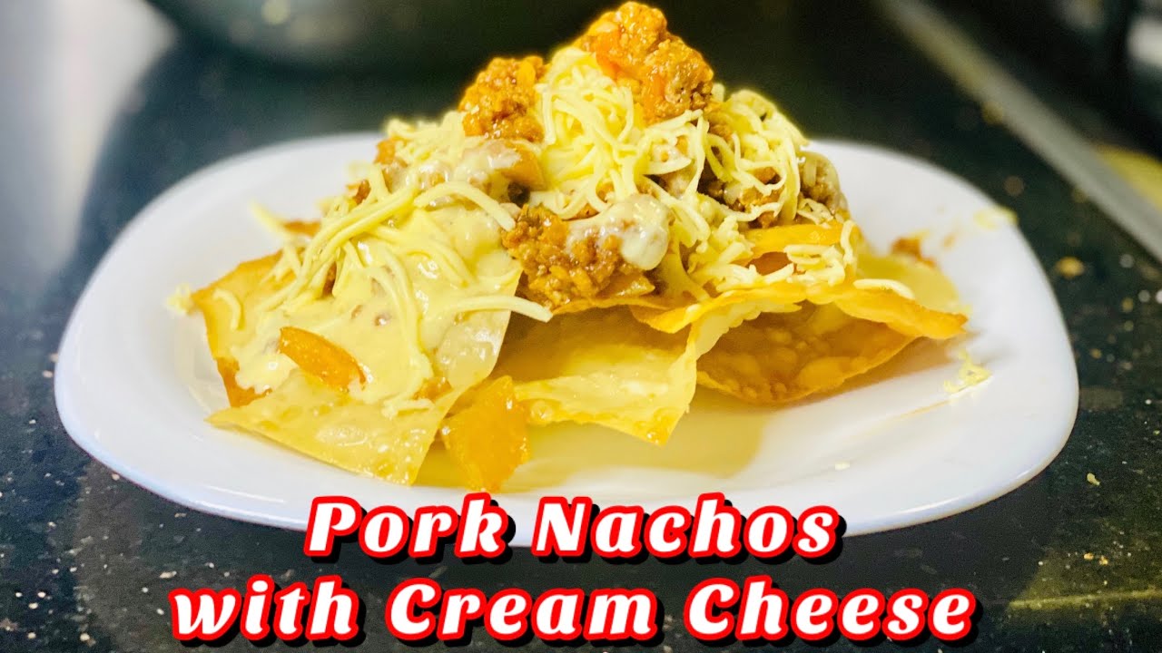 PORK NACHOS | VLOG#23 | MOLO WRAPPER FOR CHIPS | NACHOS WITH CREAM  CHEESE DIP