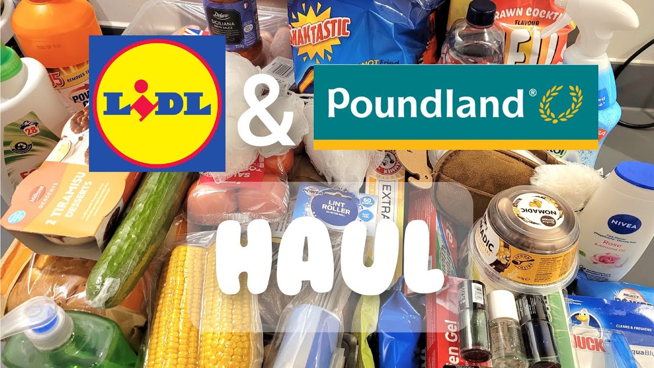 Mini Grocery + toiletries + some other essentials haul from LIDL & POUNLAND Feb2023