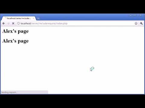 Beginner PHP Tutorial   43   include once and require once