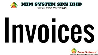 EmasESLE - Invoices