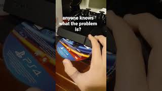 PS4 inserts disc then instantly ejects it. what's the problem?