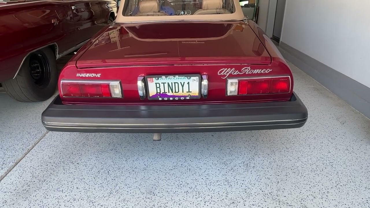 Back lights 1976 Alfa Romero Spider 6-19-26 - YouTube