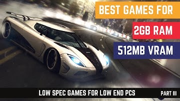 Top 10 Games for 2Gb Ram & 512Mb Vram  [Part 3]  (low spec games for low end PCs)  "NOT ONLY GAMING"