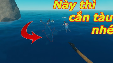 Raft Survival Multiplayer Tập 9: yeti đại chiến với cá mập megalodon