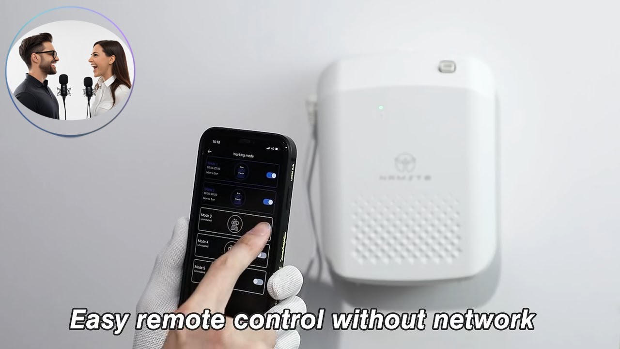 Revolutionize Your Space with the NAMSTE Smart Oil Diffuser | Bluetooth Aromat. for 1000m³ Coverage!