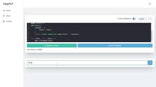 CopyTxT Online - The Online Clipboard | Copy your text online and share it with anyone screenshot 1