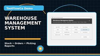 Warehouse Management System Demo | Stock, Orders, Inventory & Reports
