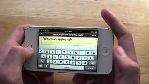 iOS 5 Panorama Mode and Auto Correct Keyboard Bar