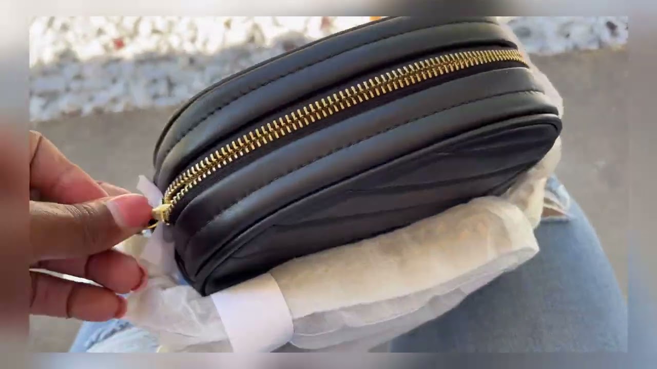 Tory Burch Kira Chevron Small Camera Bag & Kira Bi-Fold Wallet 