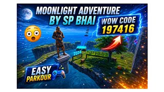 BGMI WOW CODE 197416 | Moonlight Adventure by SP Bhai 🌙 Easy Parkour Map | New BGMI WOW Mode