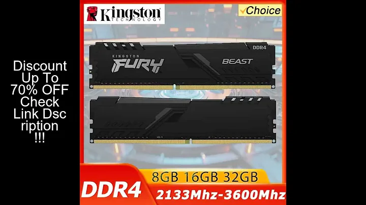 Kingston Fury Beast DDR4 8G 16G 32GB 3600 3200Mhz RAM PC Memory 288Pin XMP2.0 Heatsink For Desktop A