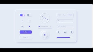 Awesome CSS Neumorphic Elements + Code In The Description