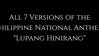 Sing with DK  Lupang Hinirang  Philippine National Anthem  All 7 Versions