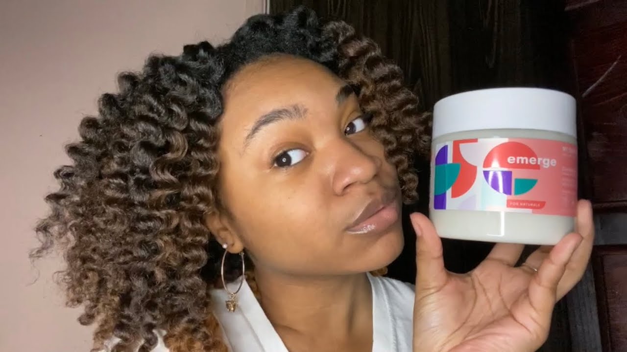 TWIST OUT USING EMERGE HAIR CARE MY EVERYTHING BUTTER CREAM