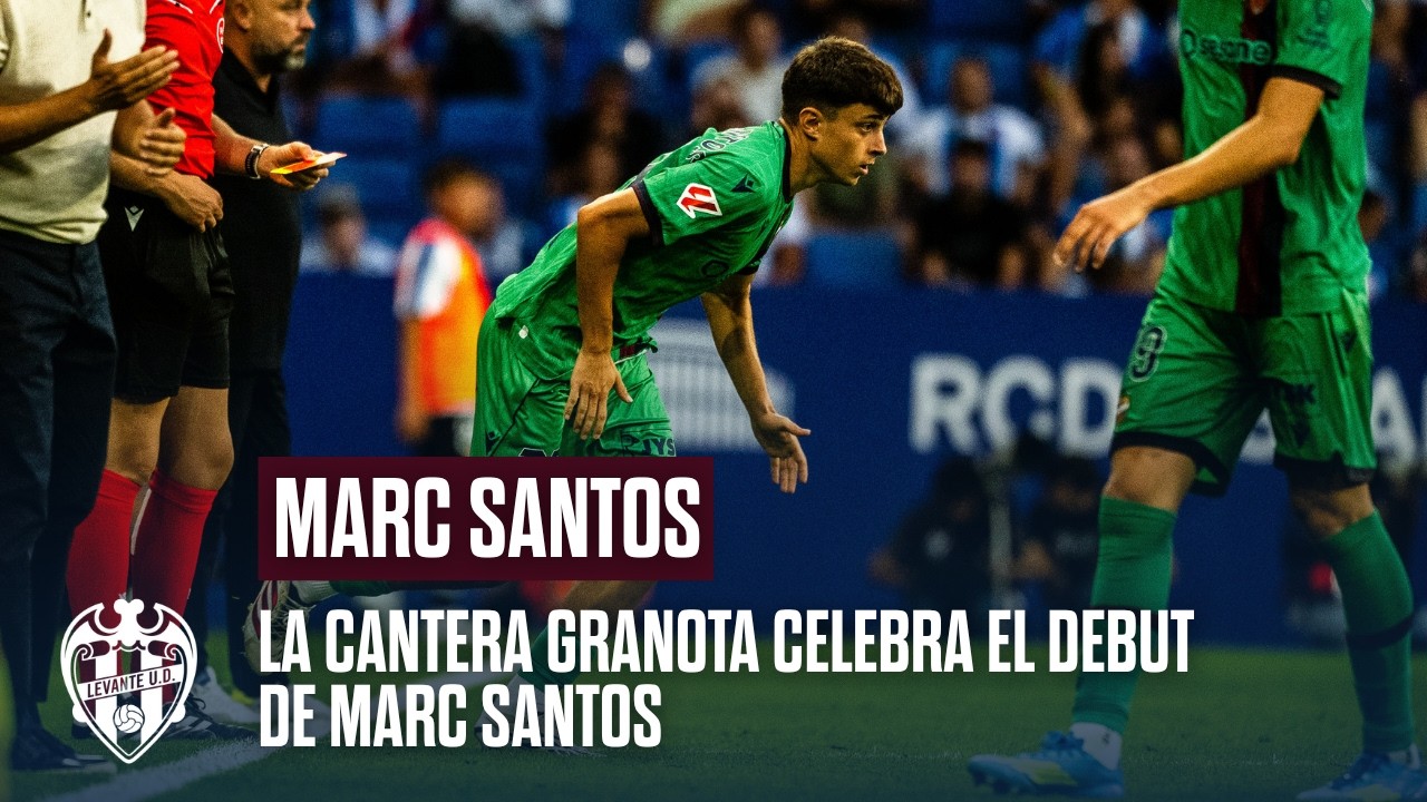 La Cantera Granota celebra el debut de Marc Santos | Levante UD