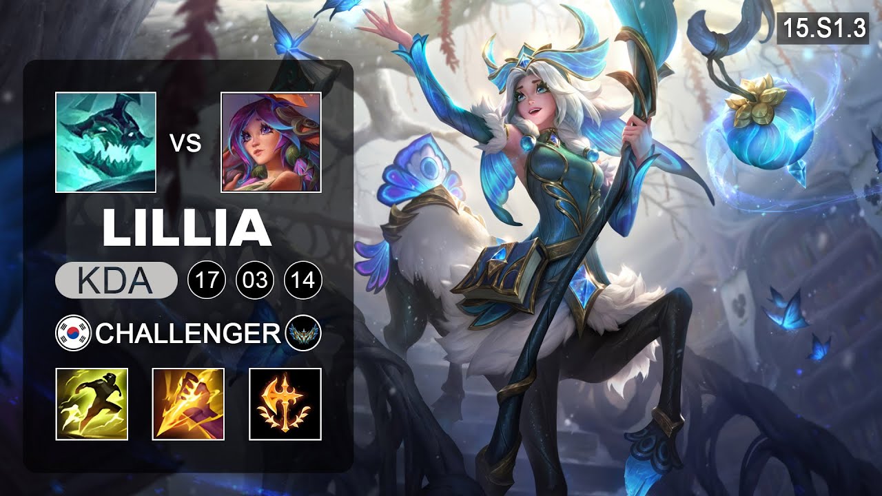 Lillia vs Hecarim Jungle - KR Challenger - Patch 15.S1.3 Season 15