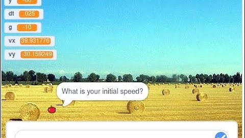 Scratch Projectile Simulator Part 3: Encapsulation and User Input