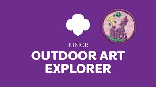 Junior Outdoor Art Explorer Badge Workshop