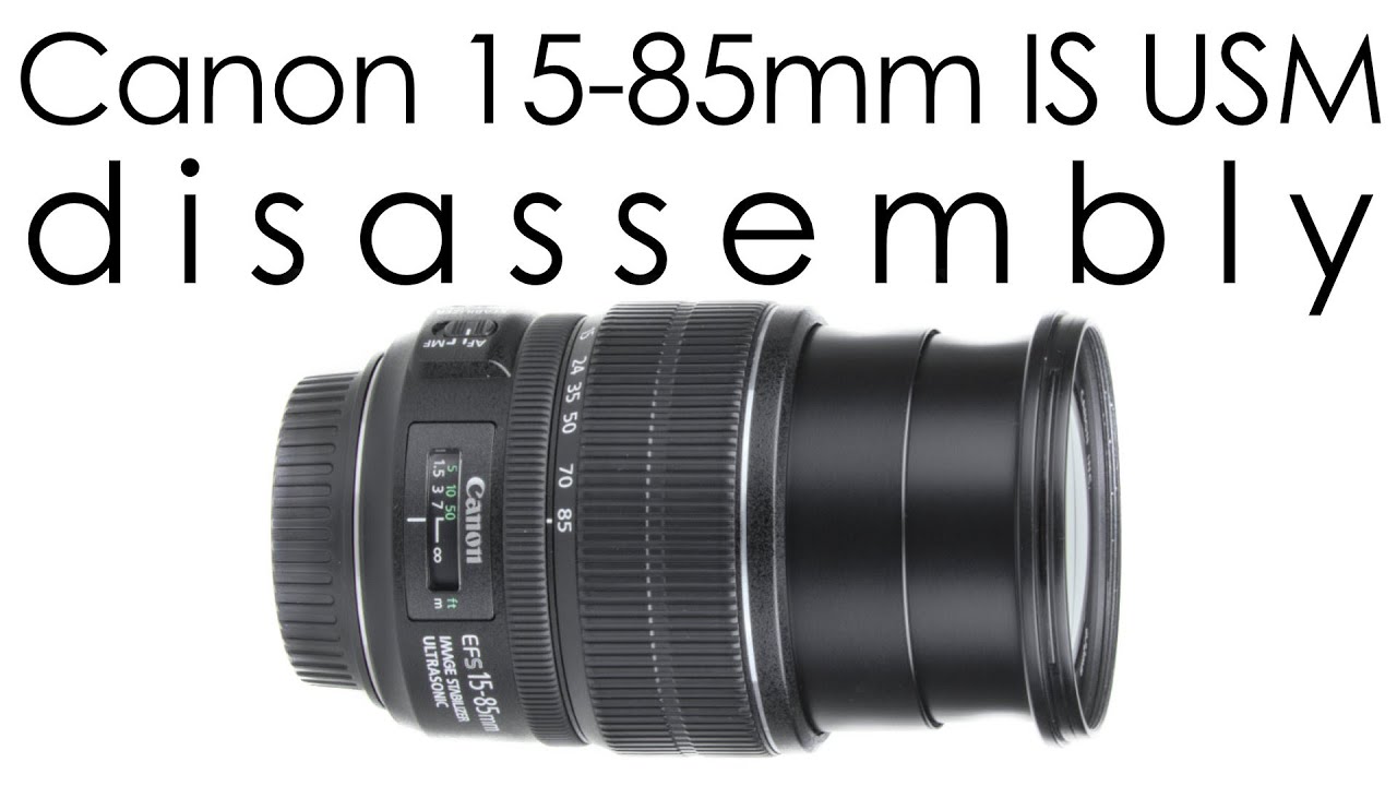 Canon 15-85mm f/3.5-5.6 EF-S IS USM disassembly to replace the image  stabilization flex cable