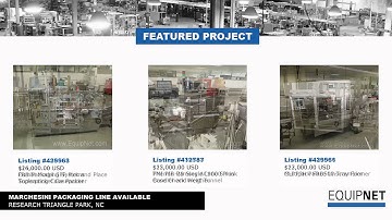 MARCHESINI PACKAGING LINE AVAILABLE