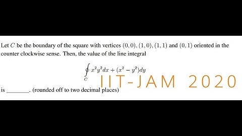 IIT-JAM II 2020 II GREEN