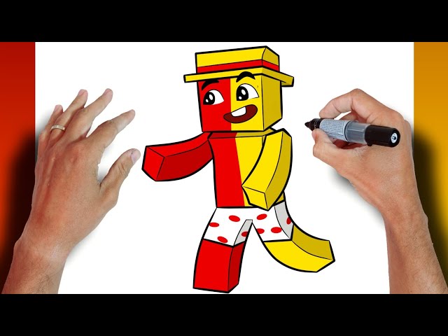 GELEIA - Desenhando e Pintando - Minecraft 