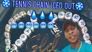 I GOT A DIAMOND TENNIS CHAIN FROM SHOP GLD!! | 1 MILLION REVIEW & PROMO