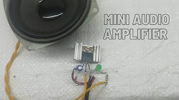 Amazing DIY Speaker | TIP31C audio amplifier
