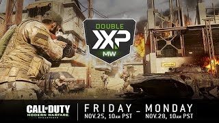 DOUBLE XP THIS WEEKEND for Modern Warfare Remastered AND Infinite Warfare