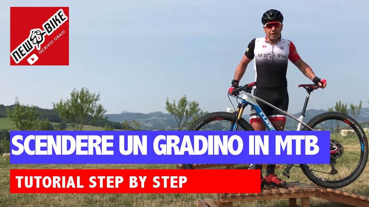 Tutorial semplice tecnica MTB: scendere un gradino #newbike #mtb #bdc #cristianbertolanicoach