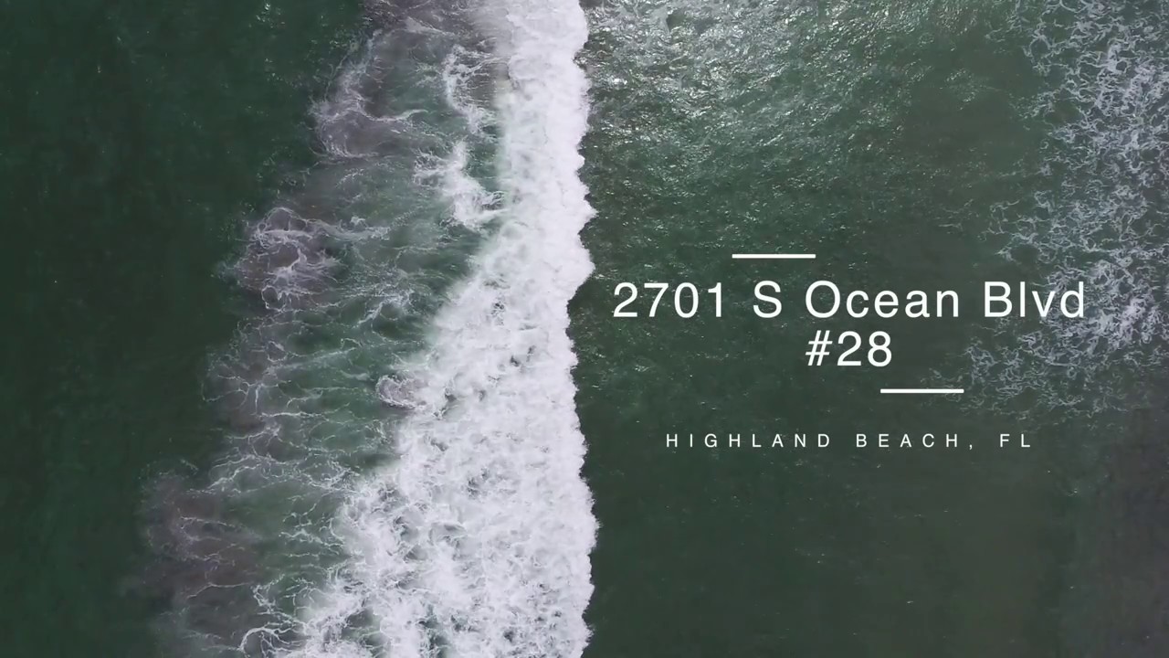 2701 S Ocean Blvd #28, Highland Beach, FL | The Cronican Group | The Doulamis Group