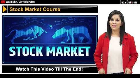 Stock Market  | Problem Solving Course | Dr. Vivek Bindra | Bada Business