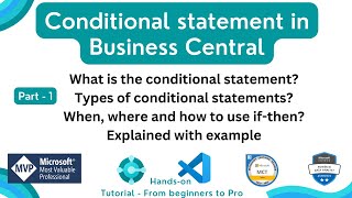 Celebrity conditional statement in business central | if statement in business central part 1 goms tech talks Profile