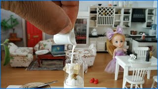 Miniature Banana Milk Shake | Tiny Banana Milk Shake | Tiny Food | Miniature Cooking