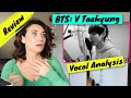 Voice Coach Reacts BTS V Taehyung | How To Sing Like V | WOW! He was...