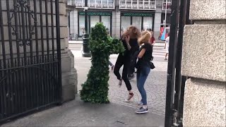 Bushman prank on girls in Ireland