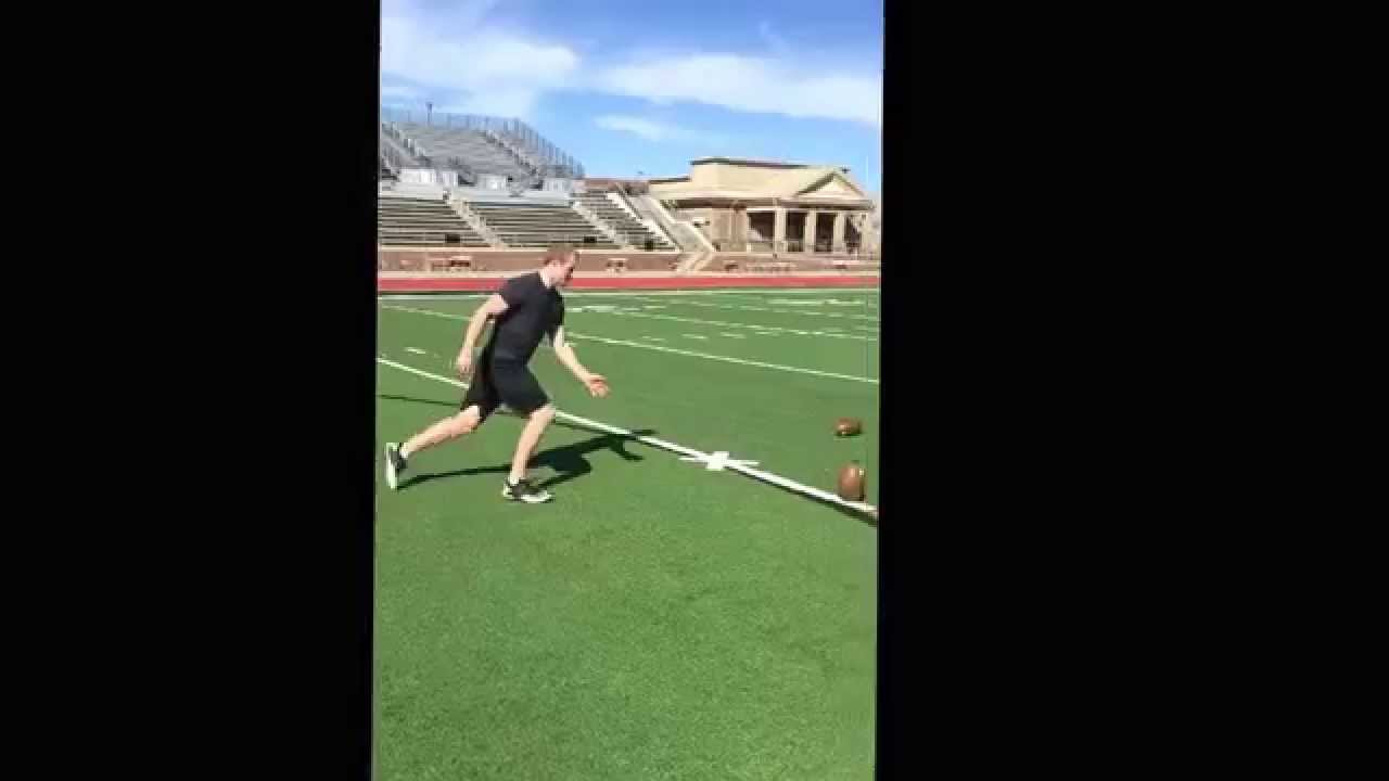 Field Goal Kicker 50 yards and 60 yards. Trying to make a College team