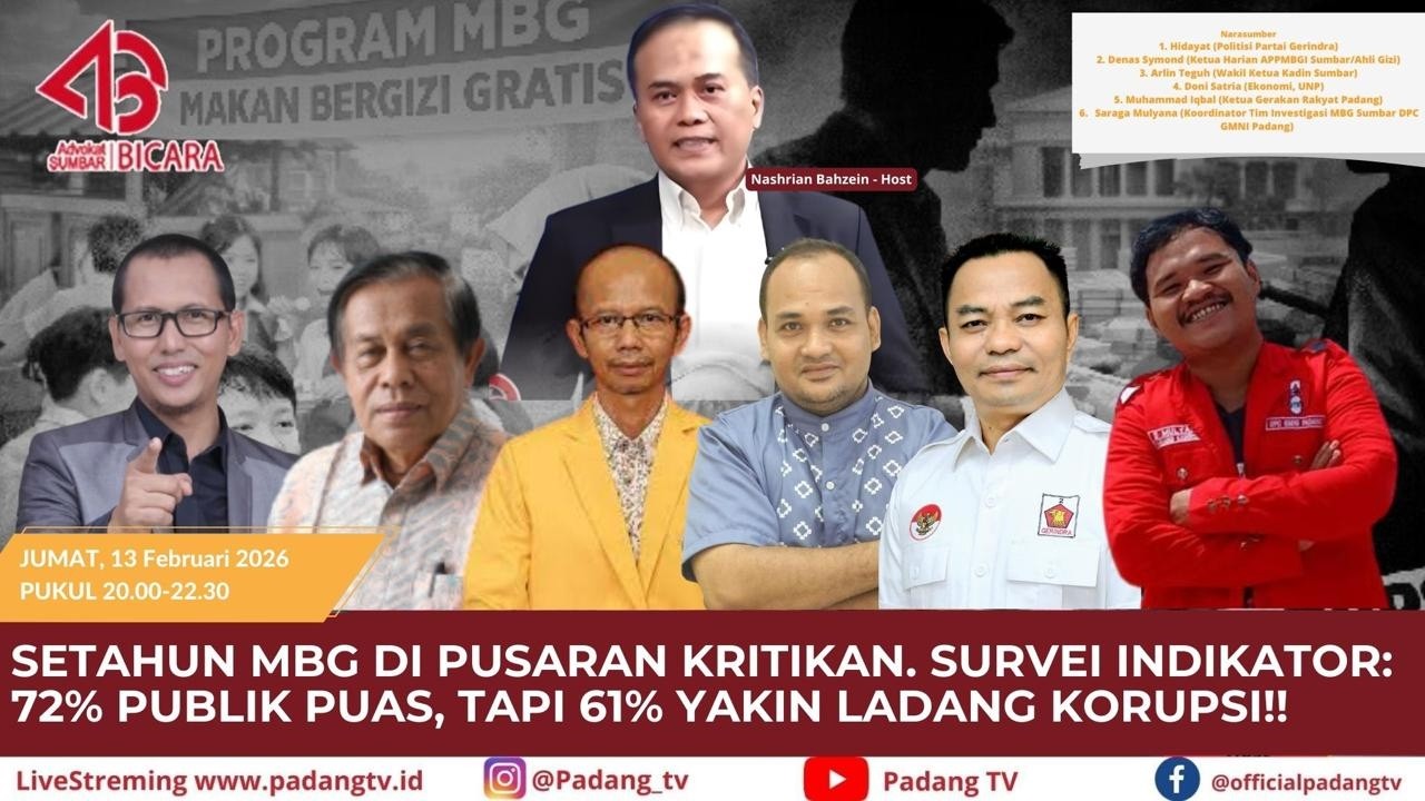 🔴LIVE :ASB - Survei Indikator: 72% Publik Puas MBG, Tapi 61% Yakin Ladang Korupsi!!
