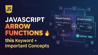 JavaScript Arrow Functions 🔥 | this Keyword + Important Concepts#javascript #webdevelopment #tech 