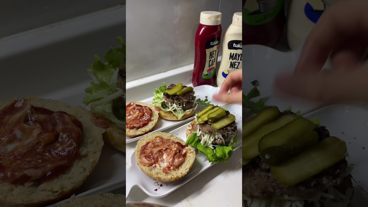 Ev Yapımı Hamburger + Kumpir | İftar Menüsü #shorts #pratiktarifler #tarif #ramazan