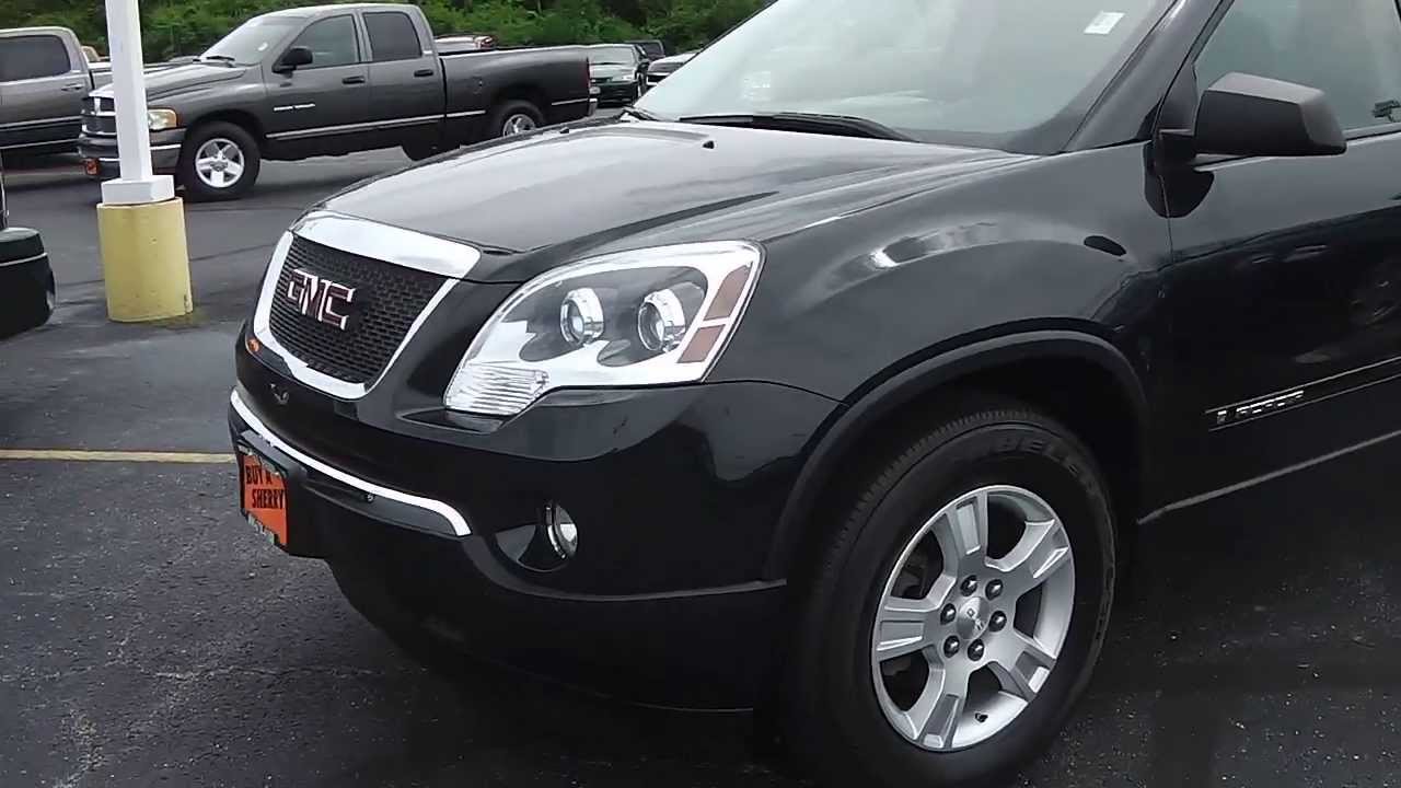 2008 Gmc Acadia Sle 1 Suv Black For Dayton Troy Piqua Sidney You Premium