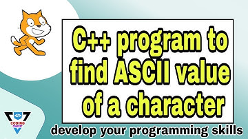 C++ program to find  ASCII value  || coding concept ||