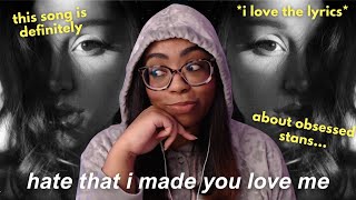 this song is about y'all... ariana grande hate that i made you love me reaction