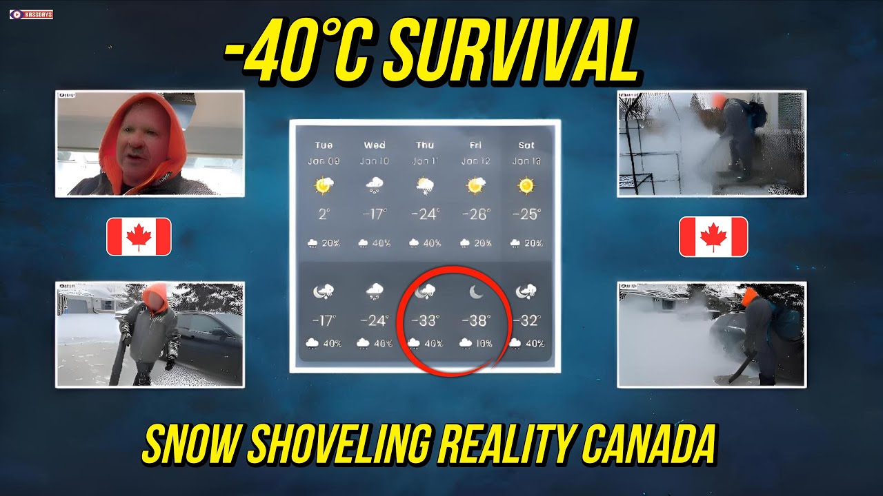 Cold Snap Polar Vortex Snow Removal - YouTube