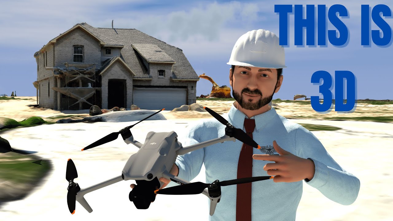 I Turned a Real Construction Site Into a 3D World Using Drones