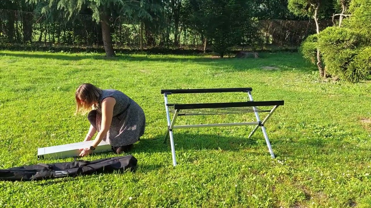 Tavolo Con Piano Arrotolabile Brunner Levin Ultralight - Berger Camping