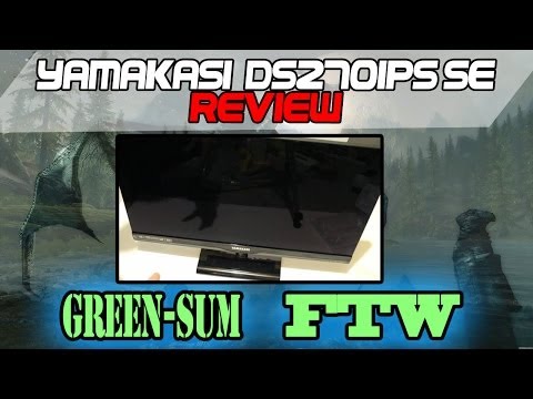 Yamakasi Ds270Se Ips Led 27 Ah-Ips 1440P Monitor Unboxing x Review - Comparison Vs 23